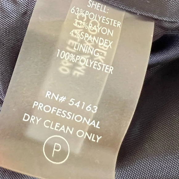 Calvin Klein Black Sheath Dress Size 6 - Picture 7 of 8